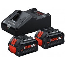 BOSCH Startovací sada 2 x ProCORE18V+ 8.0Ah + GAL 18V-160 1600A02X03