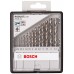 BOSCH Sada spirálových vrtáků do kovu HSS-G, Robust Line, 135° 1,5–6,5 mm, 13 kusů 2607010538