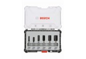 BOSCH Sada fréz, 6 ks, drážkovací frézy s 8mm vřetenem 2607017466 BOSCH Sada fréz, 6 ks, drážkovací frézy s 8mm vřetenem 2607017466