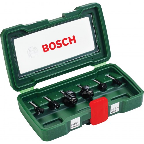 BOSCH 6dílná sada fréz TC (6mm stopka) 2607019464