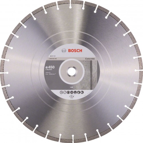 BOSCH Standard for Concrete Diamantový dělicí kotouč 450x25,40mm 2608602546 BOSCH Standard for Concrete Diamantový dělicí kotouč 450x25,40mm 2608602546