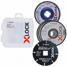 BOSCH X-LOCK Sada pro řezání a broušení 125x22,23mm, 5 ks 2608619374