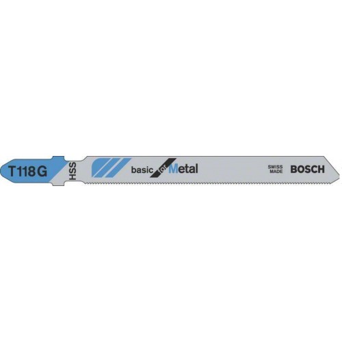 BOSCH Pilový plátek do kmitací pily T 118 G Basic for Metal 2608631012