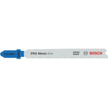 BOSCH Pilový plátek PRO Metal thin T121GFC pro přímočaré pily, 92 mm, 3 ks 2608655103