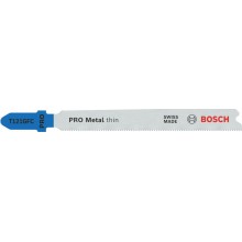 BOSCH Pilový plátek PRO Metal thin T121GFC pro přímočaré pily, 92 mm, 5 ks 2608655104