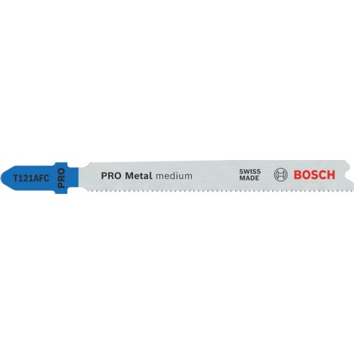 BOSCH Pilový plátek PRO Metal medium T121AFC pro přímočaré pily, 92 mm, 3 ks 2608655105