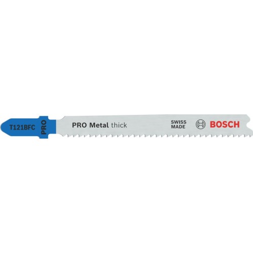 BOSCH Pilový plátek PRO Metal thick T121BFC pro přímočaré pily, 92 mm, 3 ks 2608655109