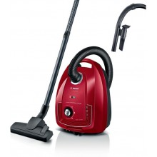 Bosch Serie 4, Sáčkový vysavač, červená BGB38RD2