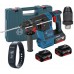 BOSCH GBH 18V-26 F akumulátorové vrtací kladivo v kufru + extra baterie GBA 18 V 5 AH + fitness náremek ZDARMA, 0.611.910.003