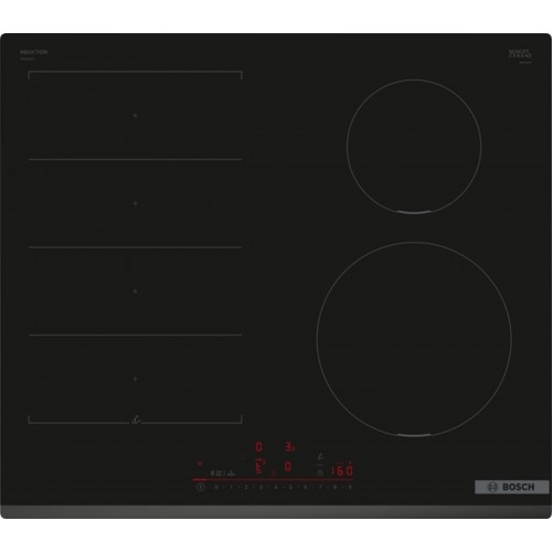 Bosch Serie 6, Indukční varná deska, 60 cm, černá, instalace na pracovní desku PIX631HC1E