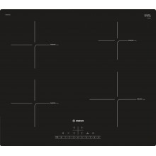 Bosch Serie 6, Indukční varná deska, 60 cm, černá, instalace na pracovní desku PUE611FB1E