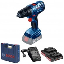 BOSCH GSR 180-LI PROFESSIONAL Akumulátorový vrtací šroubovák, 18V, 2x 2.0Ah 06019F8109