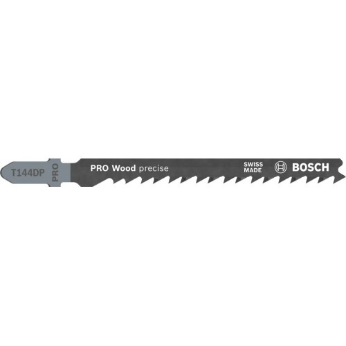 BOSCH Pilový plátek pro přímočaré pily PRO Wood precise T144DP 100 mm, 2 ks 2608665235