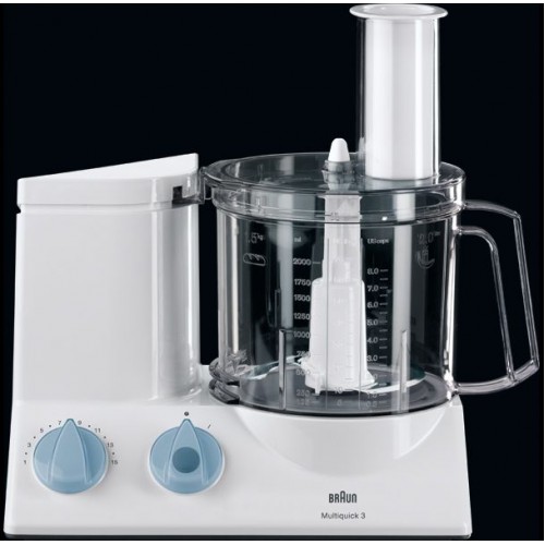 BRAUN Kuchyňský robot Multiquick 3 K600, bílá/modrá 40000094 BRAUN Kuchyňský robot Multiquick 3 K600, bílá/modrá 40000094
