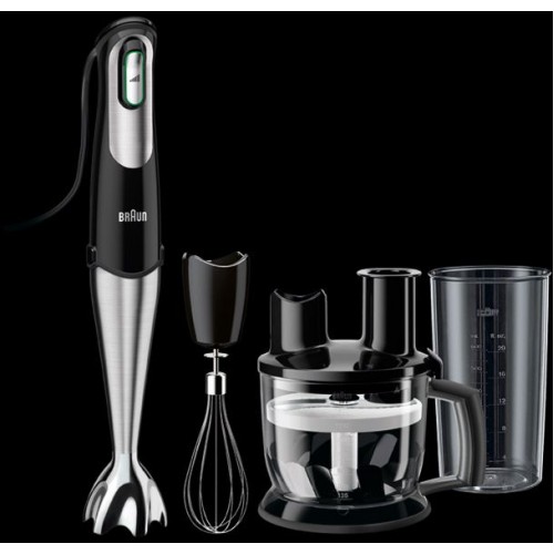 BRAUN Tyčový mixér Multiquick 7 MQ 775 Patisserie, černá/nerez 41001251