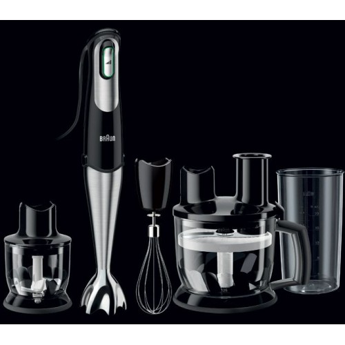 BRAUN Tyčový mixér Multiquick 7 MQ 785 Patisserie Plus, černá/nerez 41001252