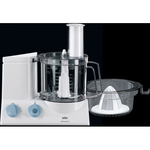 BRAUN Kuchyňský robot Multiquick 3 K650, bílá/modrá 41001393