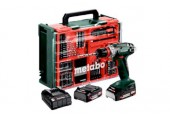 Metabo BS 18 Quick Set Akumulátorový vrtací šroubovák (18V 2x2Ah) 602217710