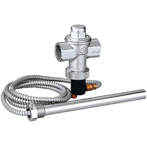 Caleffi Teplotní přetlakový ventil s dvojitým čidlem 3/4", pro kotle 543513