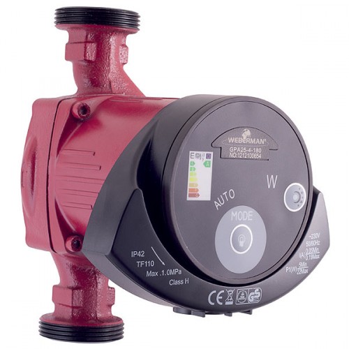 Novaservis WEBERMAN elektronické čerpadlo GPA 25-60 180 mm, W0502 Novaservis WEBERMAN elektronické čerpadlo GPA 25-60 180 mm, W0502