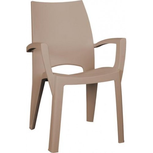 ALLIBERT SPRING zahradní židle, 59 x 67 x 88 cm, Cappuccino 17186172 ALLIBERT SPRING zahradní židle, 59 x 67 x 88 cm, Cappuccino 17186172