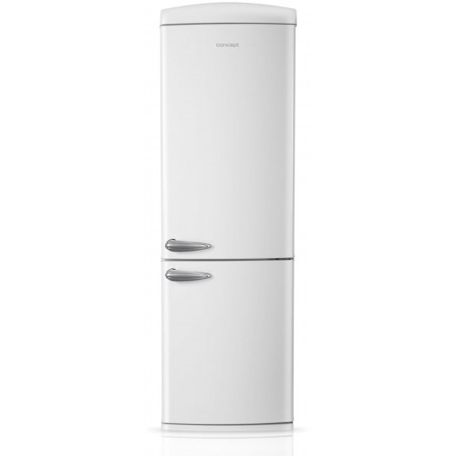 CONCEPT Chladnička kombinovaná retro volně stojící LKR7360WH