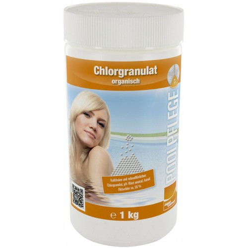 Bazénový chlórgranulát organický, 1 kg, 070100