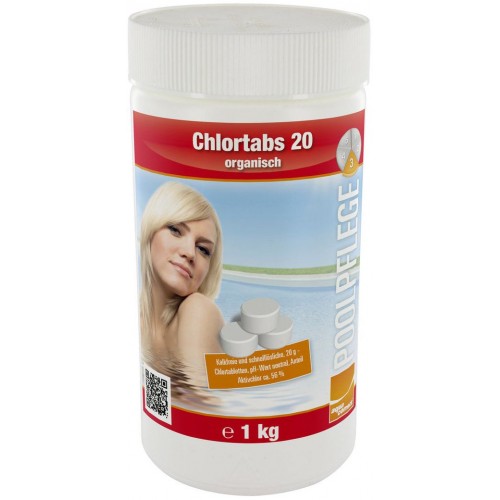 Bazénové Chlórové tablety 20g, Organické, 1 kg 070120