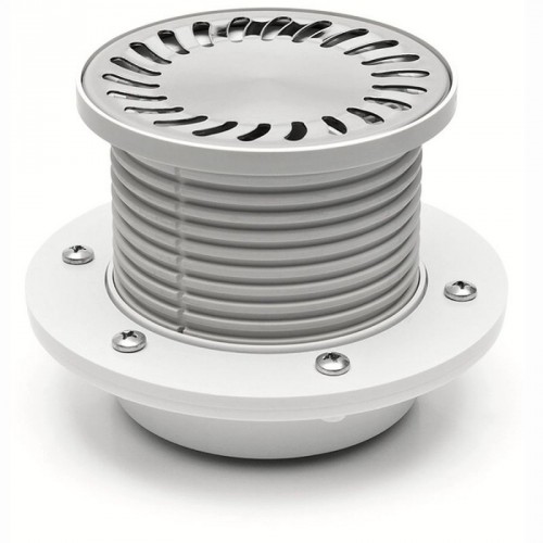 Podlahová vpusť DN 50 (PV50N-PR3) nerez D137 s přírubou 430