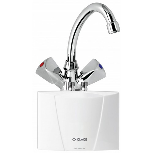 CLAGE M2/SNM - 2,7 kW malý průtokový ohřívač, s mísící armaturou 1500-17202 CLAGE M2/SNM - 2,7 kW malý průtokový ohřívač, s mísící armaturou 1500-17202