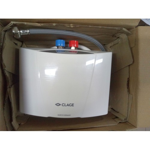 VÝPRODEJ CLAGE MCX 4 Malý průtokový ohřívač vody, 4,4kW/230V 1500-15004 POUŽITO