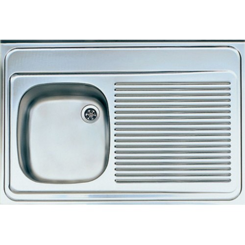 ALVEUS CLASSIC 50 satin celoplošný dřez levý, 90x60 cm, 1009080