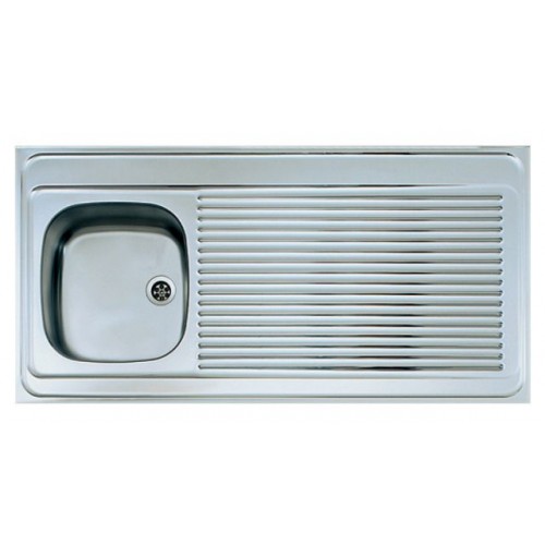 ALVEUS CLASSIC 90 satin celoplošný dřez UNI, 120x60 cm, 1044591