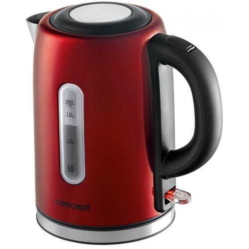 CONCEPT RK3224 Rychlovarná konvice nerezová 1,7 l SPICE, červená rk3224
