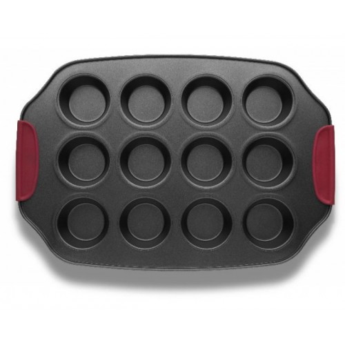CS SOLINGEN Forma na muffiny se silikonovými rukojeťmi 44 x 30 cm CS-029616 CS SOLINGEN Forma na muffiny se silikonovými rukojeťmi 44 x 30 cm CS-029616