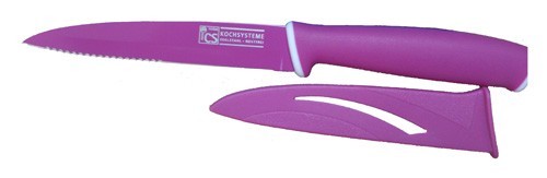 CS SOLINGEN Nůž s nepřilnavou čepelí na rajčata 13 cm fialový - GOOD4U CS-029760K