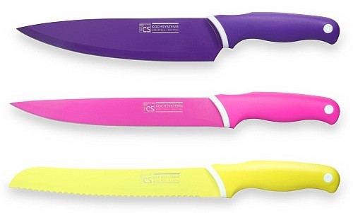 CS SOLINGEN Nůž s nepřilnavou čepelí 20 cm - sada 3 ks GOOD4U CS-034986
