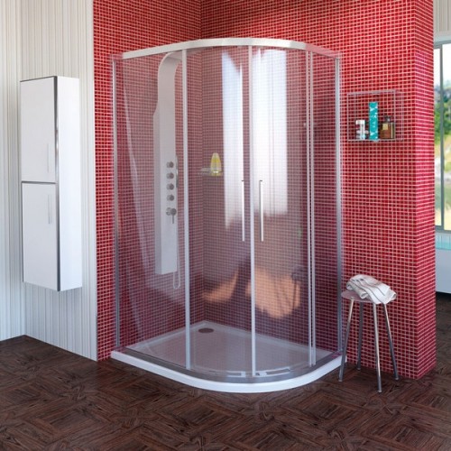 POLYSAN LUCIS LINE čtvrtkruhová sprchová zástěna 1200x900mm, levá POLYSAN LUCIS LINE čtvrtkruhová sprchová zástěna 1200x900mm, levá