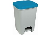 CURVER ESSENTIALS 20L Odpadkový koš, šedý/modrý 00759-576