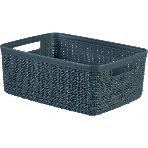 CURVER JUTE S 5L Košík 27 x 20 x 11 cm, tmavě šedý 01904-G44 CURVER JUTE S 5L Košík 27 x 20 x 11 cm, tmavě šedý 01904-G44