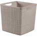 CURVER JUTE 17L Košík kostka 28 x 28 x 27 cm, taupe 01906-382