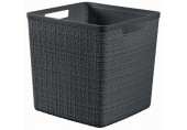 CURVER JUTE 17L Košík kostka 28 x 28 x 27 cm, hnědý 01906-J28