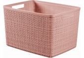 CURVER JUTE L 20L Košík 36 x 28 x 23 cm, růžový 01907-204