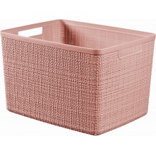 CURVER JUTE L 20L Košík 36 x 28 x 23 cm, růžový 01907-204