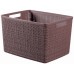 CURVER JUTE L 20L Košík 36 x 28 x 23 cm, hnědý 01907-J28