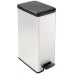 VÝPRODEJ CURVER SLIM BIN 40L Odpadkový koš 25 x 39,3 x 60,7 cm stříbrný 02340-582 POŠKRÁBANÉ VÍKO!!