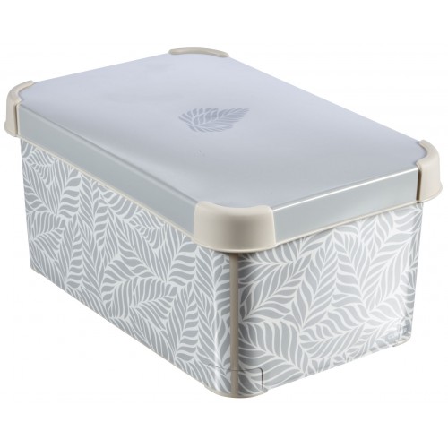 CURVER S box úložný dekorativní 29,5 x 19,5 x 13,5 cm lístky 04710-F57