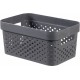 CURVER INFINITY 11L Úložný box 36 x 27 x 14 cm, recyklovaný plast, tmavě šedý 04750-G43