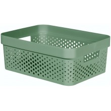 CURVER INFINITY 4,5L Úložný box 26 x 18 x 12 cm, recyklovaný plast, zelený 04747-S86