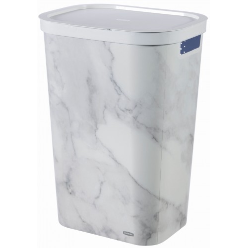 CURVER INFINITY 59L Koš na špinavé prádlo 43,7x35,1x60,2cm mramor 04761-M74